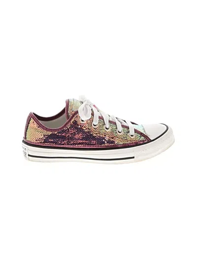 Pre-owned Converse Sneakers In Purple
