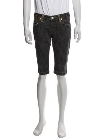 Pre-owned Coogi Denim Shorts In Black