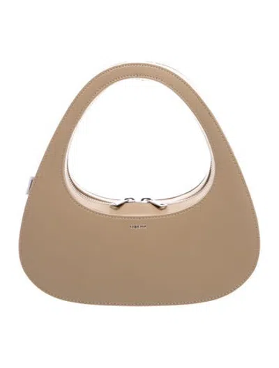 Pre-owned Coperni Leather Top Handle Bag In Neutrals