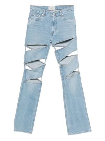 Coperni Light Blue Cotton Trousers