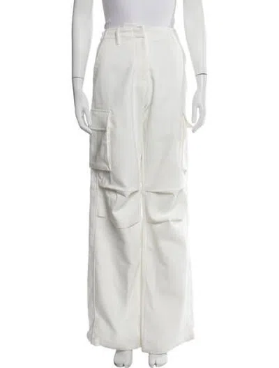 Pre-owned Coperni Wide Leg Pants In White