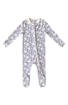Copper Pearl Babies' Print Fitted One-piece Footie Pajamas In Lacie