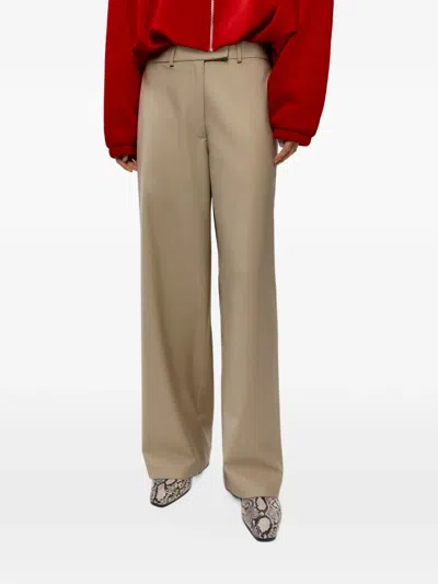Cordera Low-rise Trousers In Neutral