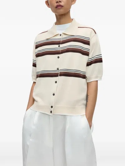 Cordera Striped Short-sleeve Polo Shirt In Multi
