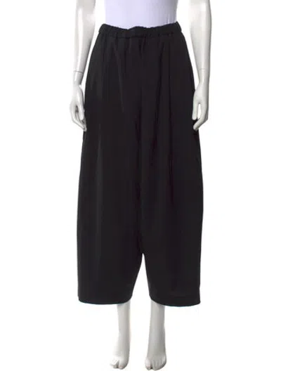 Pre-owned Cordera Wide Leg Pants In Black