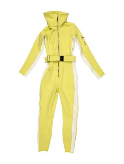 Pre-owned Cordova Colorblock Pattern Ski Suit In Green