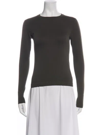 Pre-owned Cordova Nylon Crew Neck Top In Green