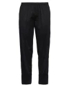 Corinna Caon Woman Pants Black Size Xl Cotton, Elastic Fibres