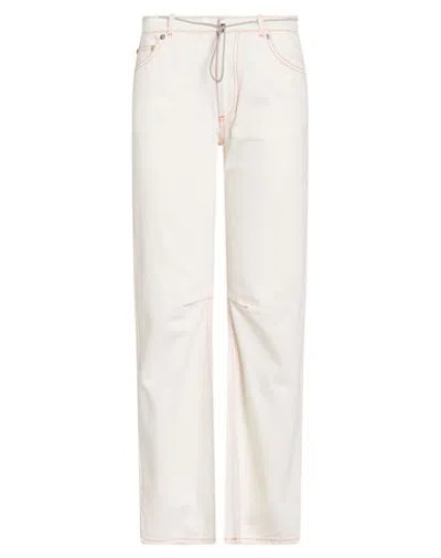 Cormio Woman Jeans White Size 6 Cotton