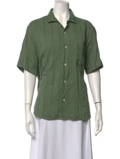 Pre-owned Corridor Short Sleeve Top In Green