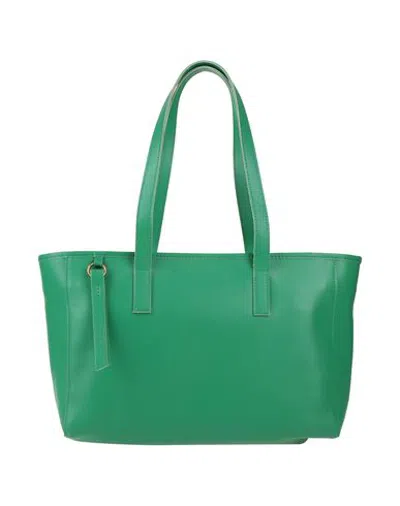 Corsia Woman Shoulder Bag Green Size - Calfskin