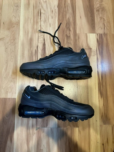 Pre-owned Corteiz X Nike Corteiz Nike Airmax 95 Shoes In Dark Gray