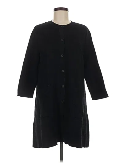 Pre-owned Cos Cardigan Sweater In Black