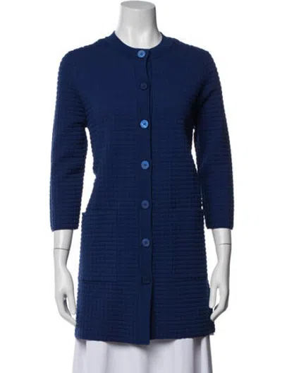 Pre-owned Cos Coat In Blue