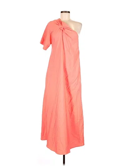 Cos Cocktail Dress In Orange
