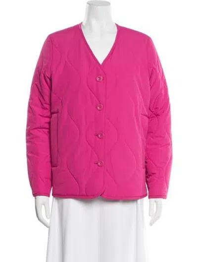 Pre-owned Cos Jacket In Pink