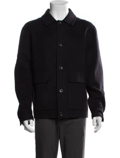 Pre-owned Cos Wool Jacket In Black