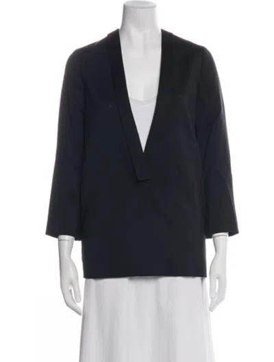 Pre-owned Cos Wool Jacket In Black