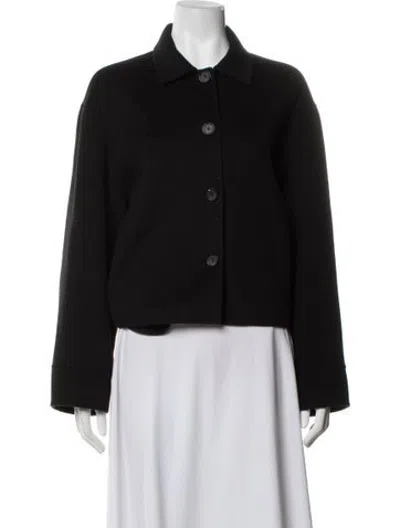 Pre-owned Cos Wool Jacket In Black