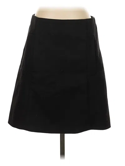 Pre-owned Cos Wool Skirt In Black
