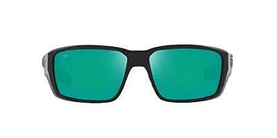 Pre-owned Costa Del Mar Authentic  6s9079 Fantail Pro Sunglases, Matte Black580g, 60mm"new" In Green