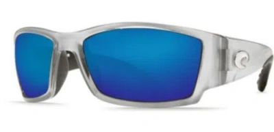 Pre-owned Costa Del Mar Authentic  Sunglasses Cb 18obmglp Silver W/ Blue Lens 62mm "new"