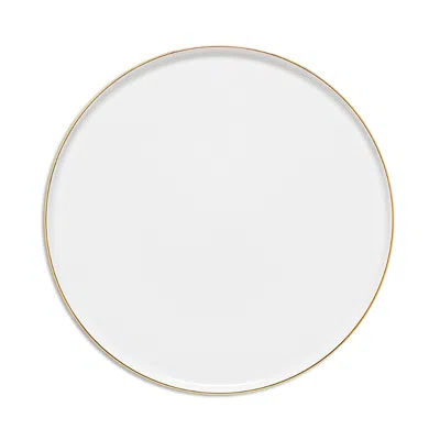 Costa Nova Resonance Round Dinner Plate In White