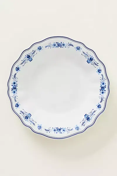 Costa Nova Soup/pasta Plate, Set Of 4 In Blue