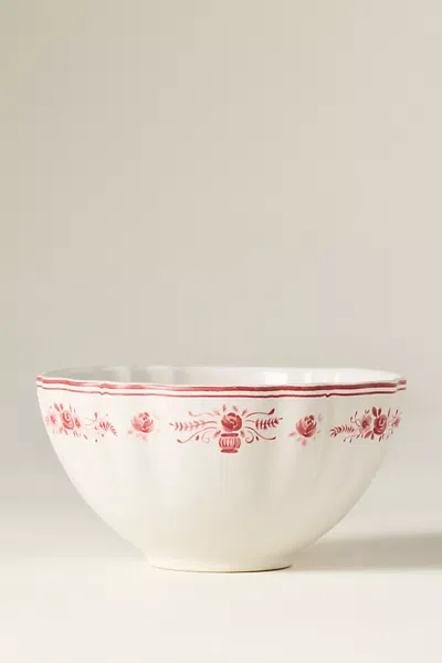Costa Nova Vila Cereal Bowl, Set Of 4 In Red