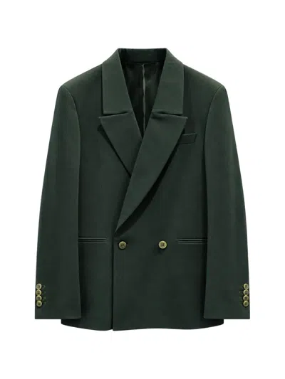Costumein Donatien Single-breasted Blazer In Green