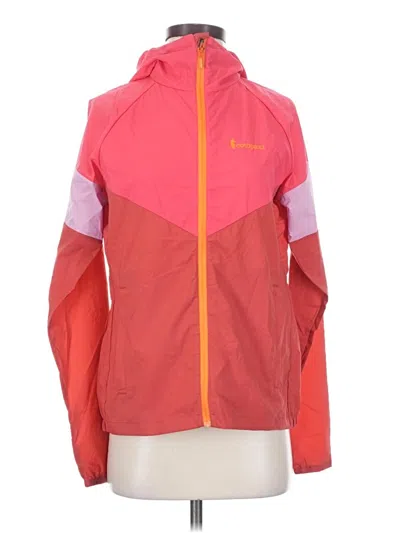 Pre-owned Cotopaxi Cardigan Sweater In Pink