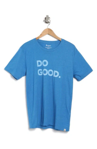 Cotopaxi Do Good Organic Cotton & Recycled Polyester Graphic T-shirt In Saltwater