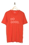 Cotopaxi Do Good Organic Cotton & Recycled Polyester Graphic T-shirt In Canyon