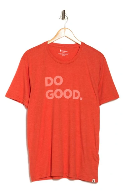 Cotopaxi Do Good Organic Cotton & Recycled Polyester Graphic T-shirt In Canyon