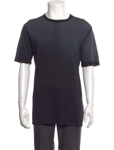 Pre-owned Cotton Citizen Crew Neck Short Sleeve T-shirt In Blue