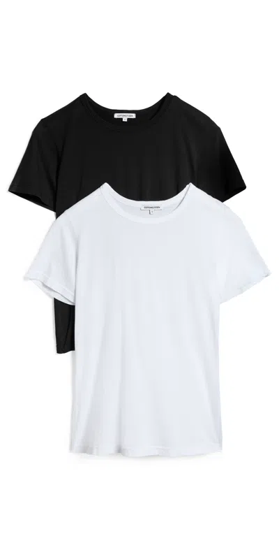 Cotton Citizen Standard Tee 2 Pack In Black/white