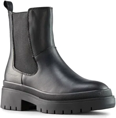 Cougar Women's Swinton Waterproof Leather Boot In Black In Gray