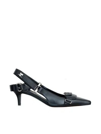 Courrèges Courregès Scarpa Racer Pumps In Black