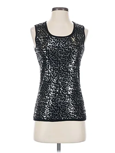 Pre-owned Covington Sweater Vest In Silver