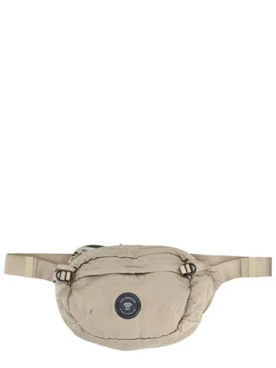C.p. Company Black B Nylon Padded Waist Bag