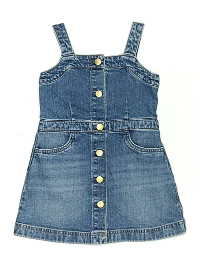 Pre-owned Crewcuts Kids' Overalls In Blue