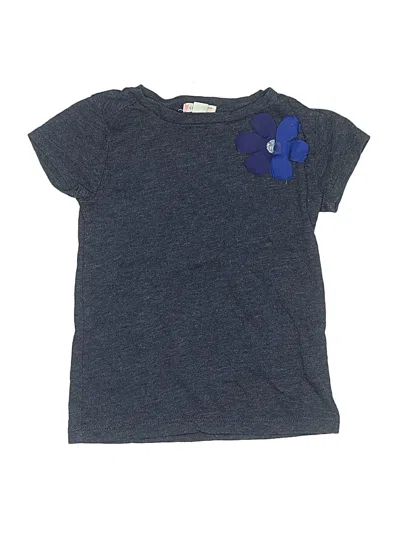 Pre-owned Crewcuts Kids' Short Sleeve T-shirt In Blue