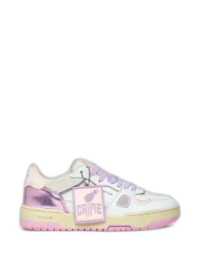Crime London Dont Play With Me Sneakers In White