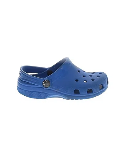 Pre-owned Crocs Kids' Clogs In Blue