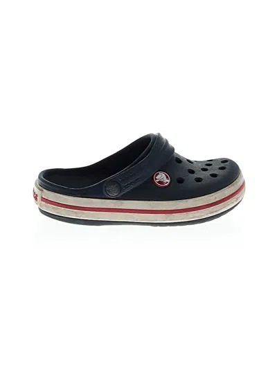 Pre-owned Crocs Kids' Clogs In Blue