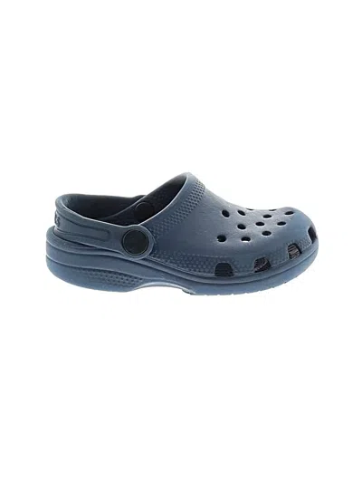 Pre-owned Crocs Kids' Clogs In Blue