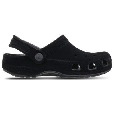 Crocs Kids' Girls  Classic Clogs Velvet In Black