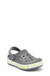 Crocs Kids' Bayaband Clog In Slate Grey
