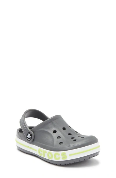 Crocs Kids' Bayaband Clog In Slate Grey
