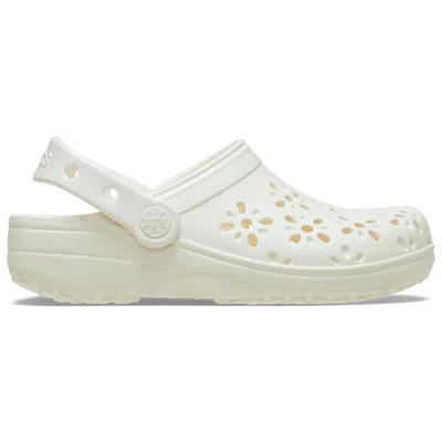 Crocs Kids Floral Cutout Clogs